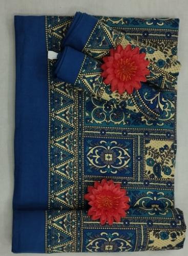 BEDSHEET JAIPUR PRINTED 72X100 2 PILLOW COVER
